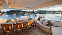 Yacht LA DEA -  Sundeck Al Fresco Dining